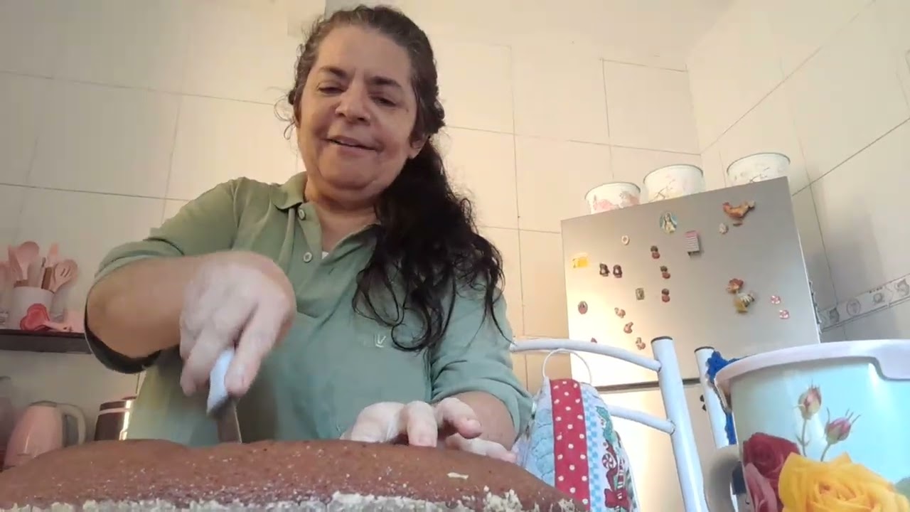 Continuação do bolo de chocolate resultado maravilhoso o bolo