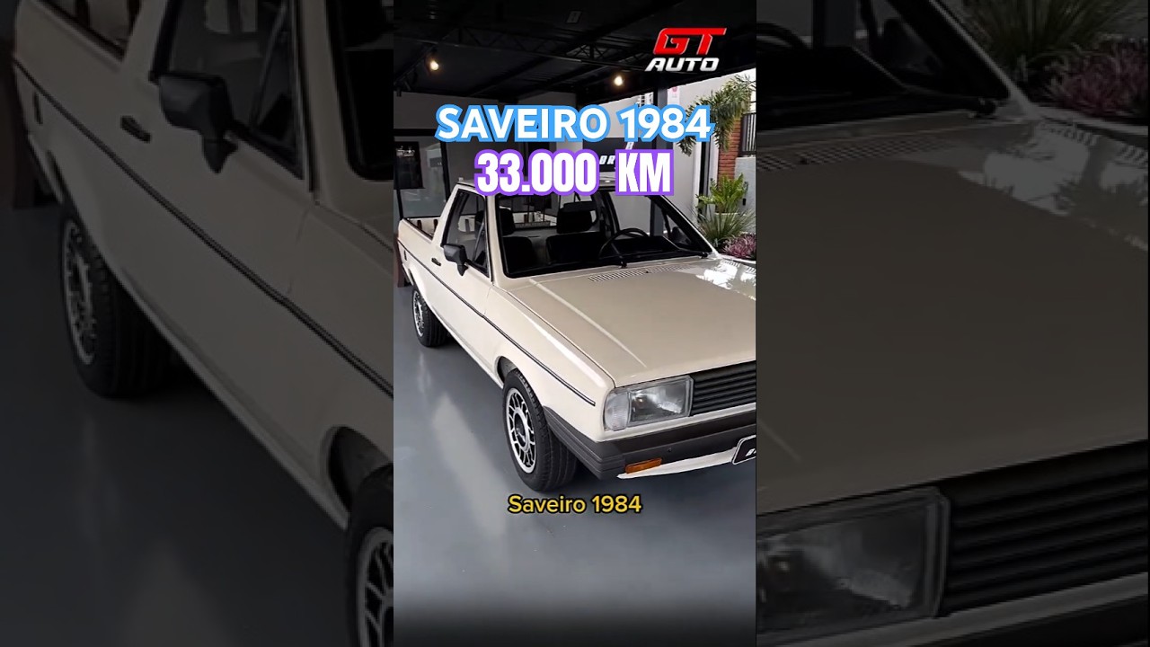 Saveiro 1984 vers&atilde;o de exporta&ccedil;&atilde;o, 33.000 km #saveiro #volkswagem #oldcars