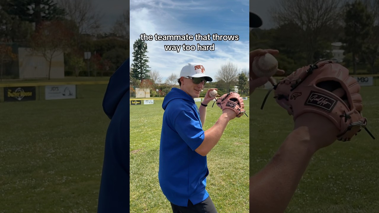 Он умеет только сильно бросать! 😳💀 @c4energy #c4partner #baseball #teammate #catch