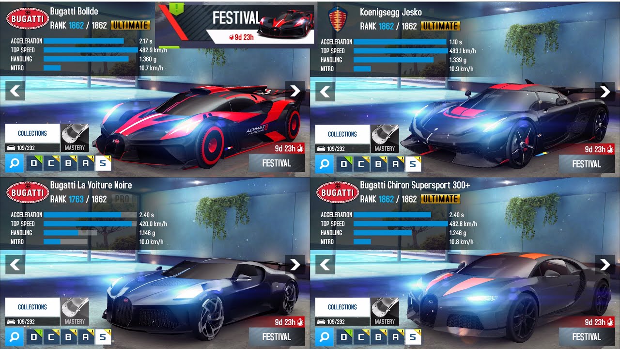 Asphalt 8 - Bugatti Bolide Anniversary Festival First Look!
