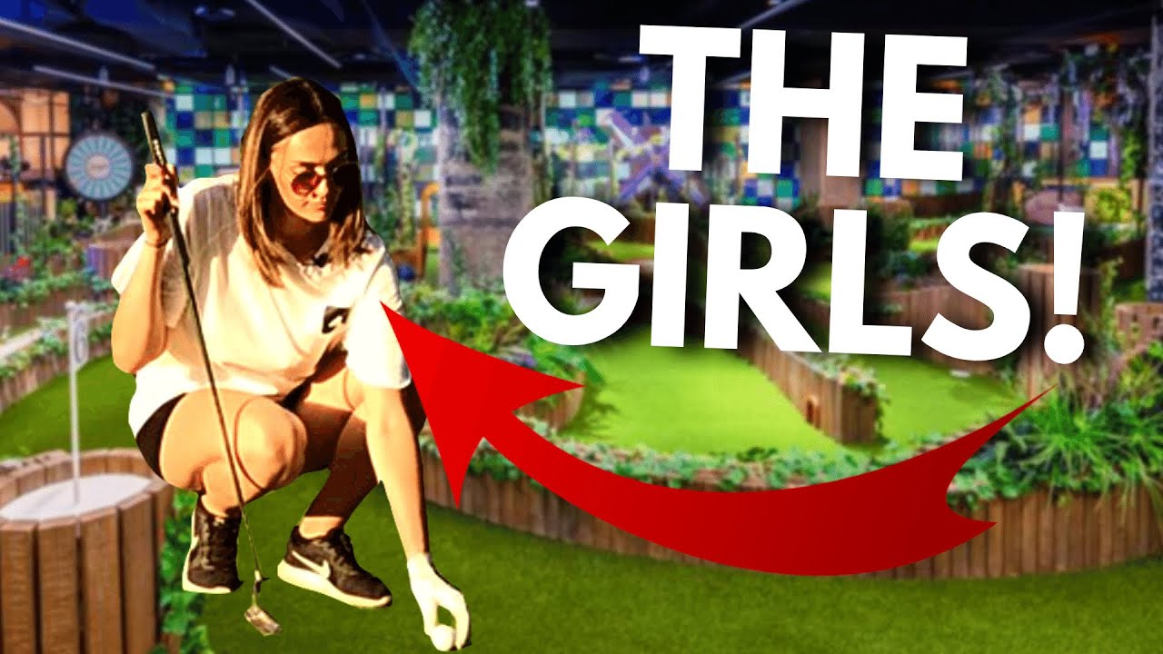 Taking On THE GIRLS At Mini Golf... HOW DID THIS HAPPEN!!!