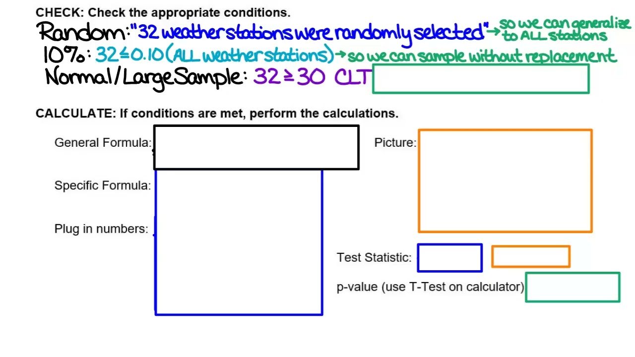 AP Statistics Monday 2-23 Significance Tests for a Mean Difference