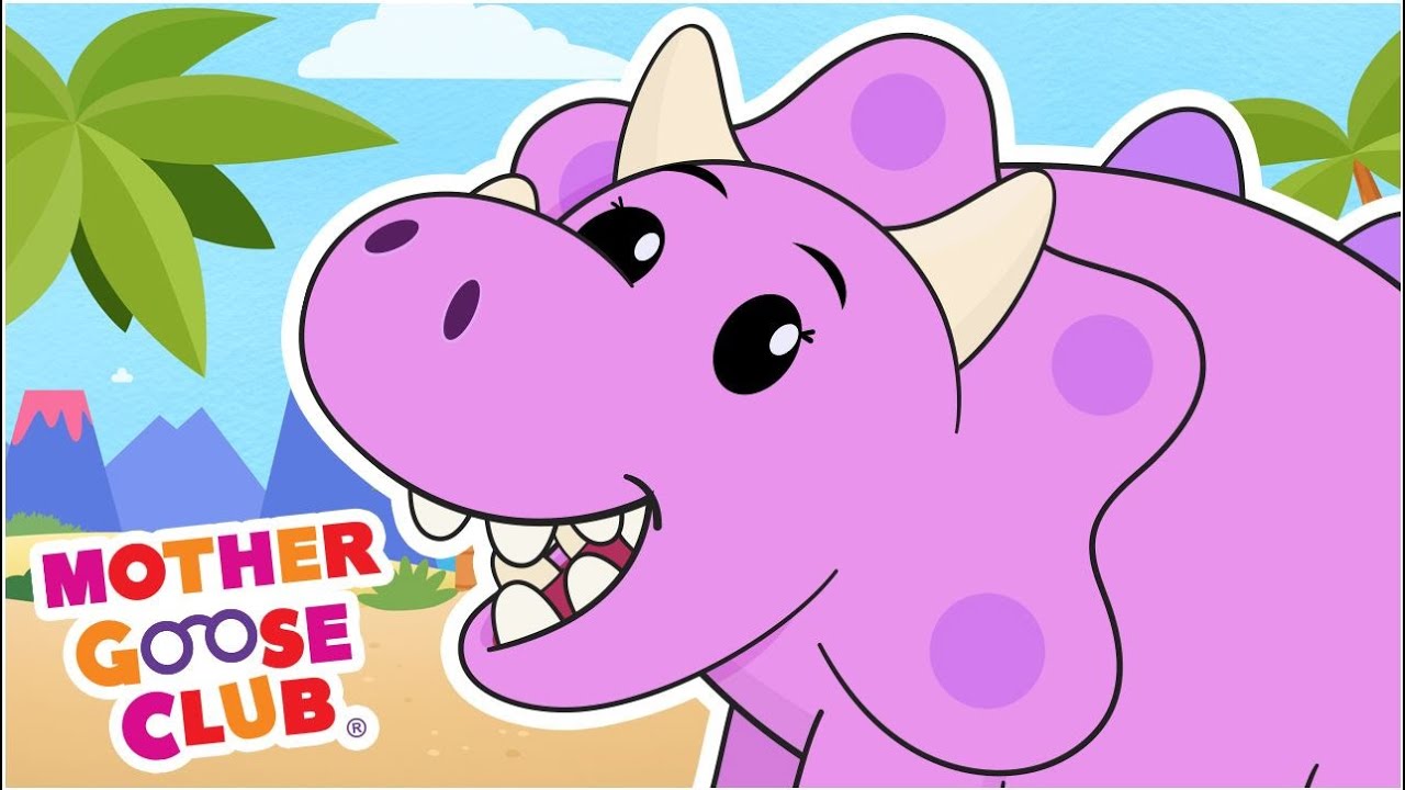 Dinosaur Stomp | Mother Goose Club Cartoons #NurseryRhymes