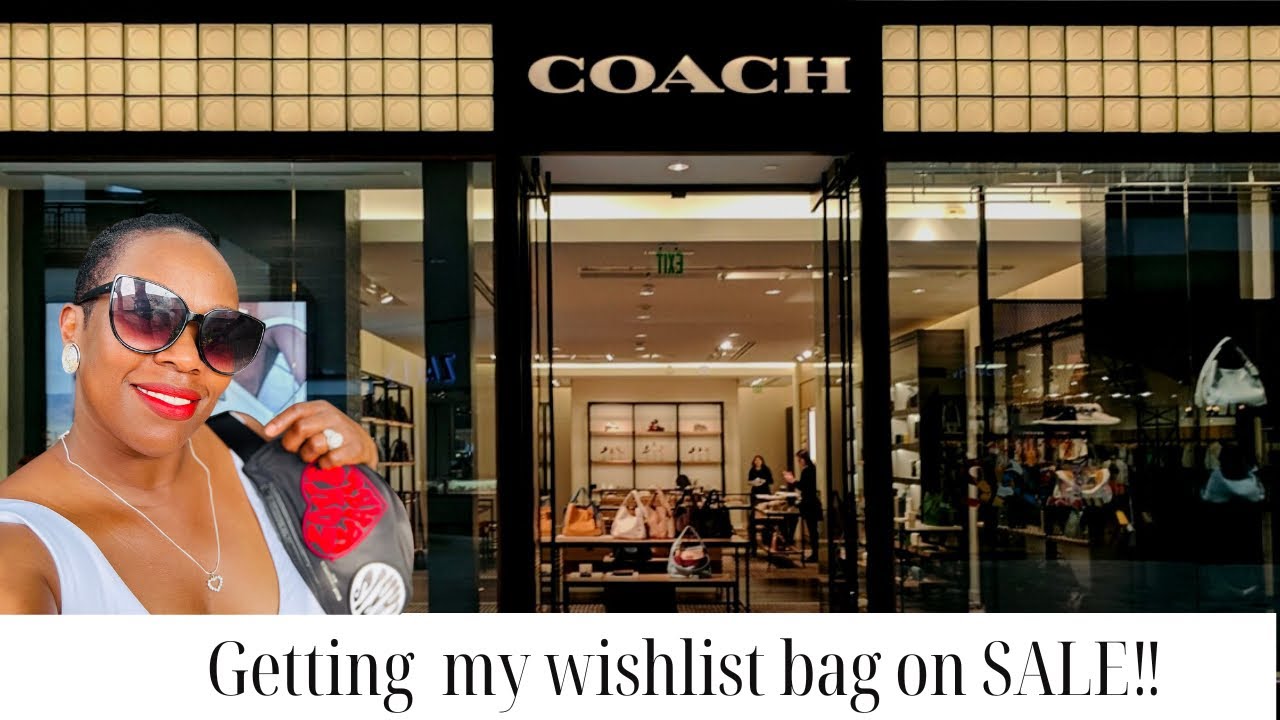 Getting my wishlist Coach bag before it’s discontinued‼️