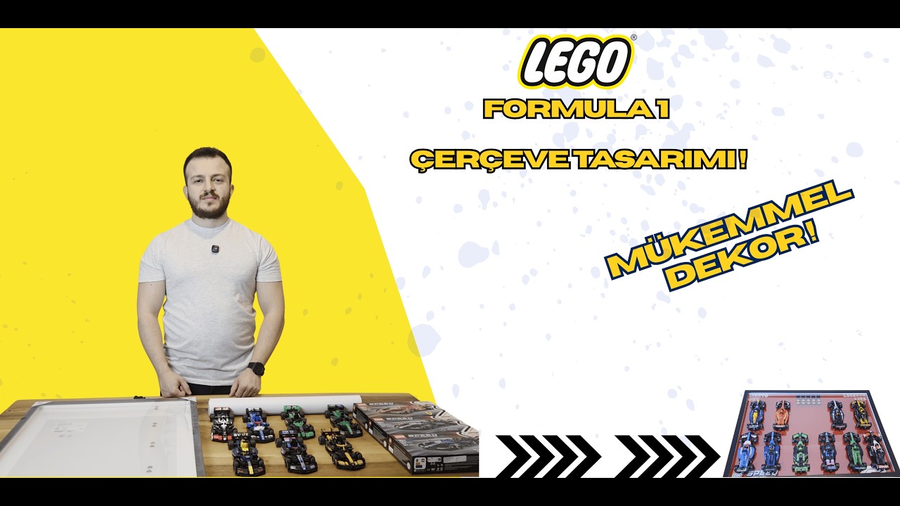 LEGO Formula 1 Duvar Tasarımı! I Speed Champions Setleriyle Mükemmel Görünüm!