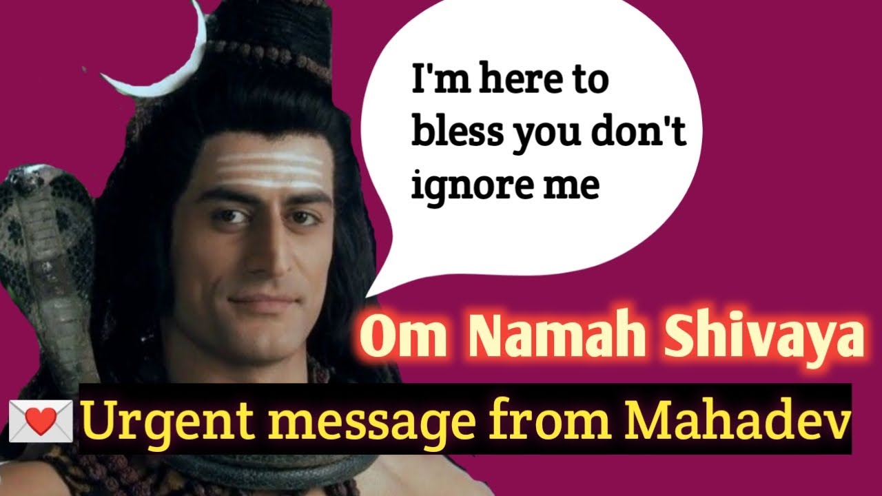 🕉️ Mahadev want to talk to you| 💌 Urgent message from Mahadev| 🛑Don't ignore @🕉️ Mahadev word's