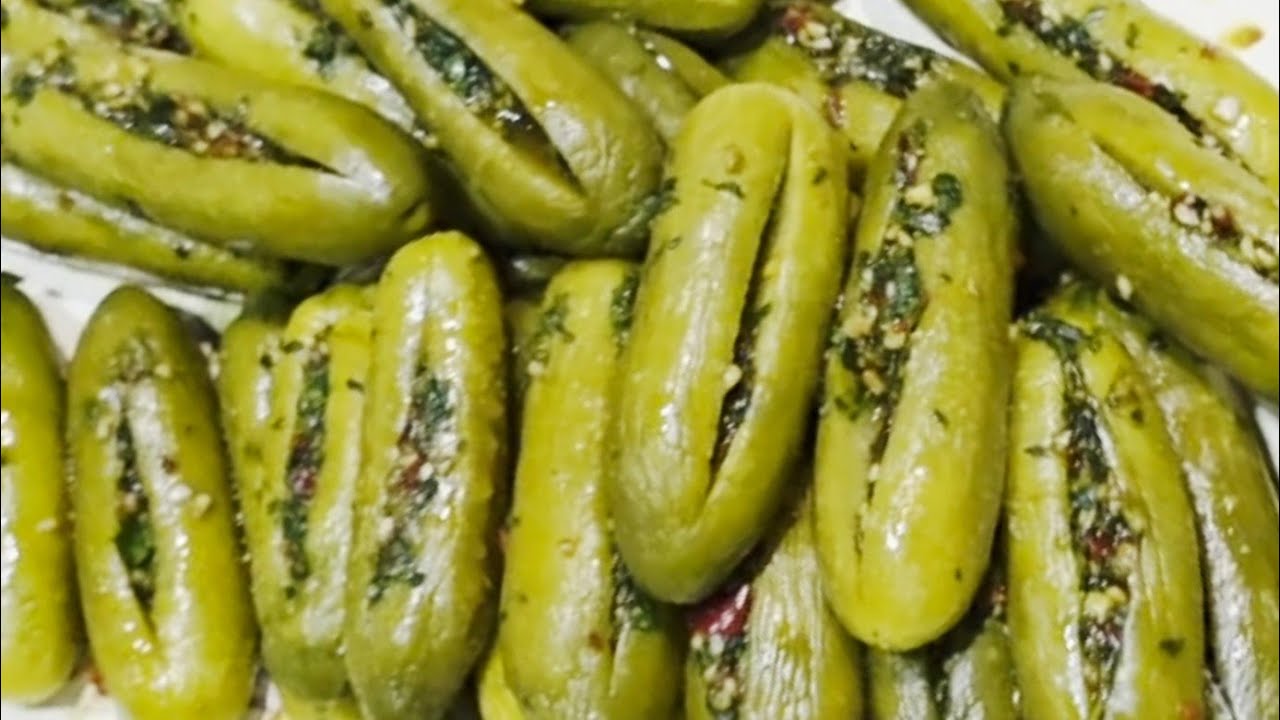 مطبخ الحجيه شلون انسوي طرشي خيار محشي سريع جاهز بيوم واحد فقط