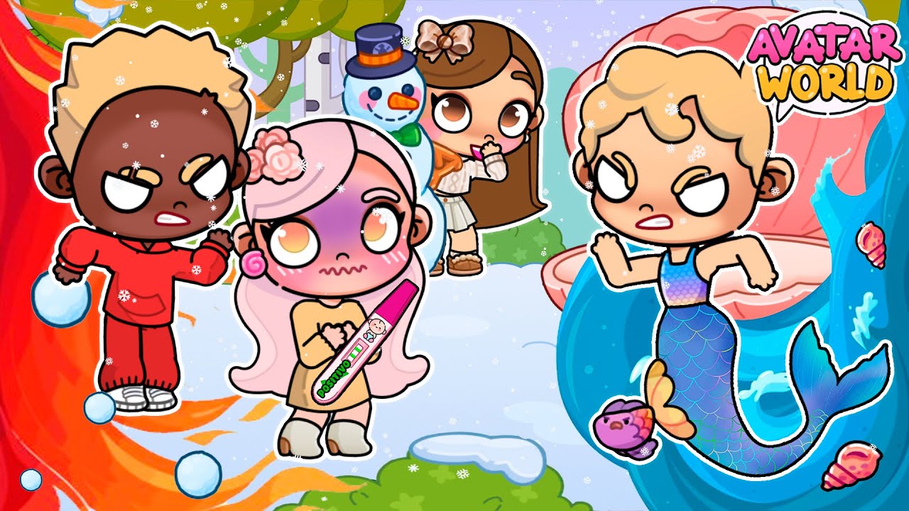 ¿DE QUIÉN ES EL BEBÉ? 😱 ¡VUELVE EL EXNOVIO SIRENA DE MI AMIGA! en Avatar World | Alicia Gameplays 🩷