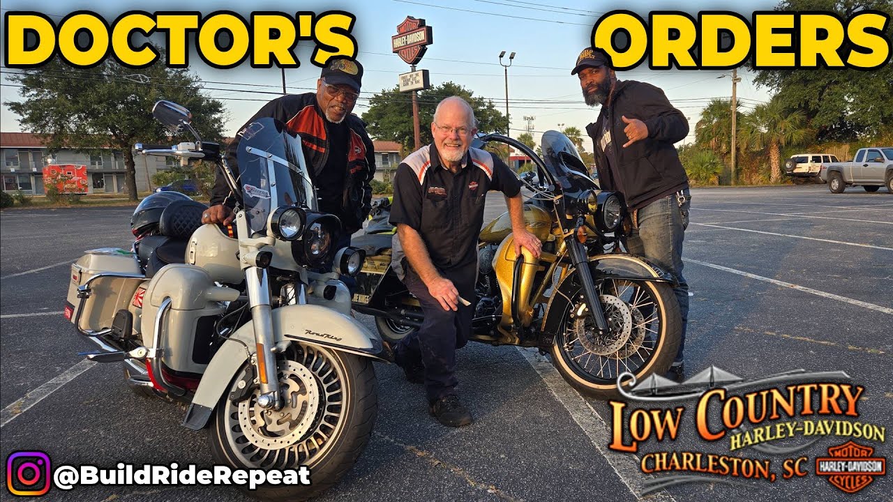 I Rode My Harley Down To CHARLESTON, SC To Ride With My Dad & See DOC HARLEY At Low Country Harley