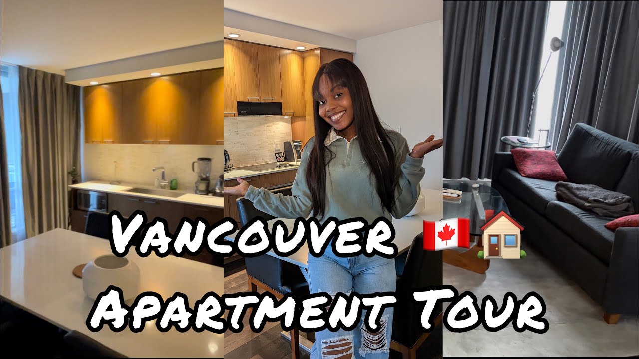 My Furnished Apartment Tour | Downtown Vancouver 🇨🇦| City View