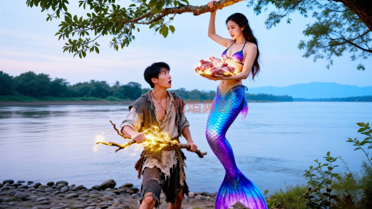 小夥被一巴掌扇醒神翁傳承，一根破樹枝釣出無限食材和美女總裁，幫落魄的她逆襲成首富，改變人生！#爽劇 #逆襲 #反轉