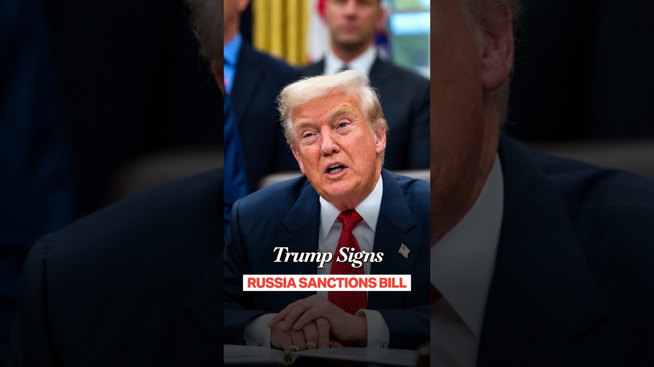 Trump Signs Russia Sanctions Bill, Opens Door to 100% Tariffs on India