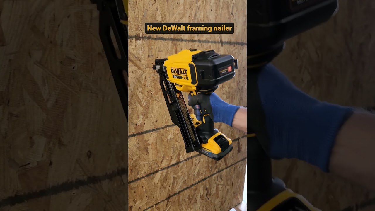 The new Dewalt DCN930 20V MAX XR 30&deg; paper collared framing nailer #dewalttools