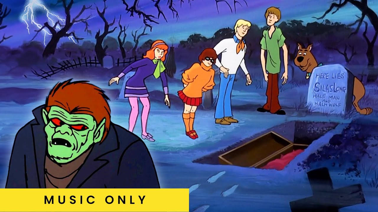 Scooby-Doo Haunted Graveyard Ambience - 🎵MUSIC ONLY, No Sound Effects (2 hr)