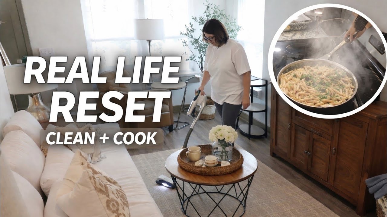 Cozy Homemaking Day | Cleaning, Cooking Dinner & Resetting My Home