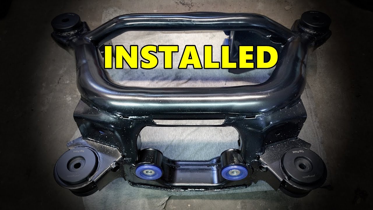 BMW E46 Suspension Rebuild Part 5: Rear Subframe Bushings and Reinforcements