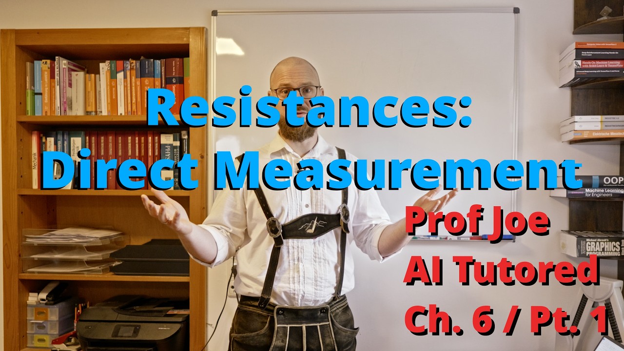 Resistances: Measuring Resistances directly using Current and Volt Meters - AI Tutored | Prof Joe