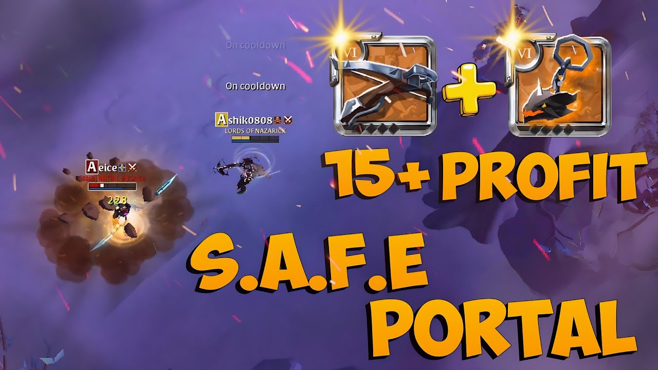 Light Crossbow PvP In S.A.F E Portal Albion Online 