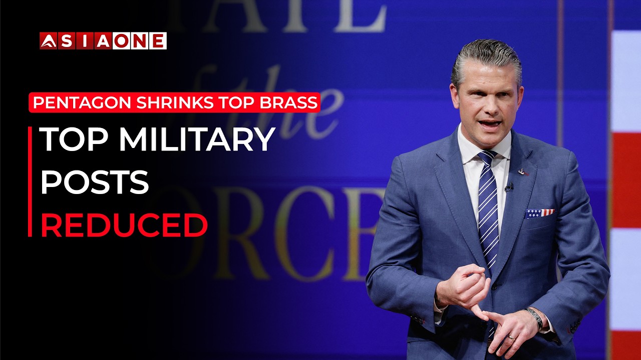Pentagon Announces 20% Military Leadership Reduction | Asia One News