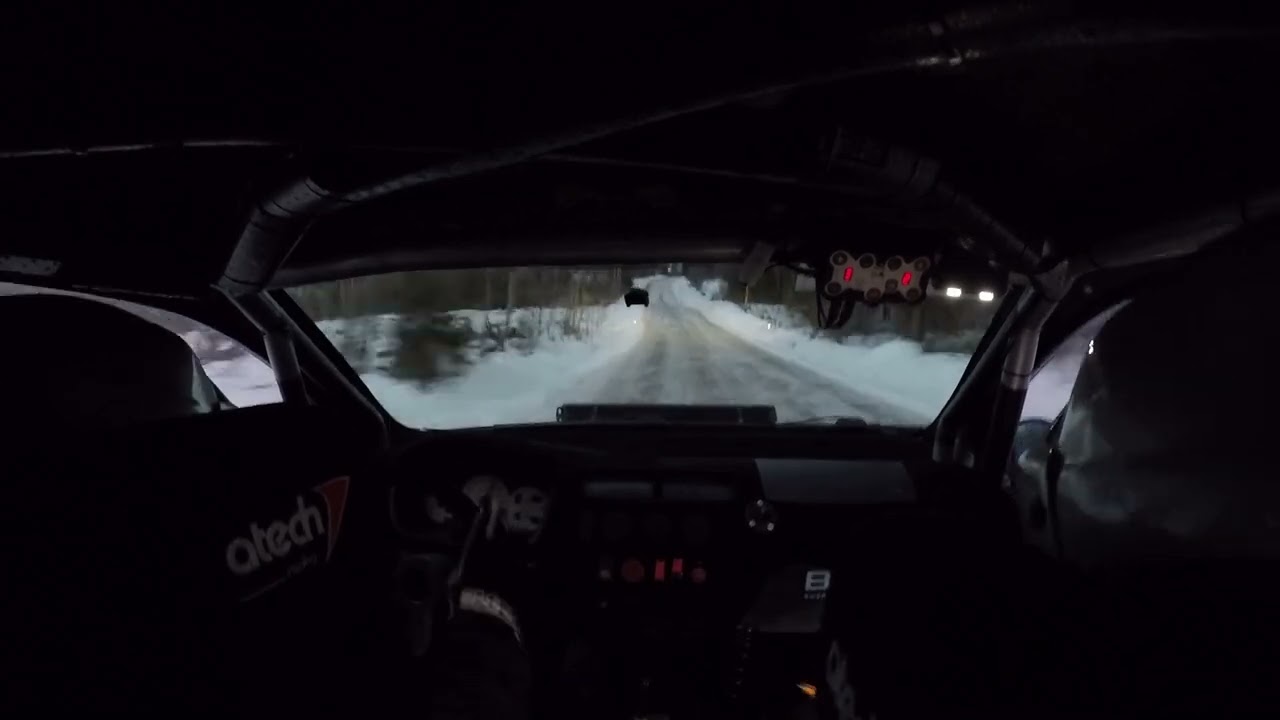 3.n Kaupan Ralli Savitaipale 18.1.2025 ek3 crash