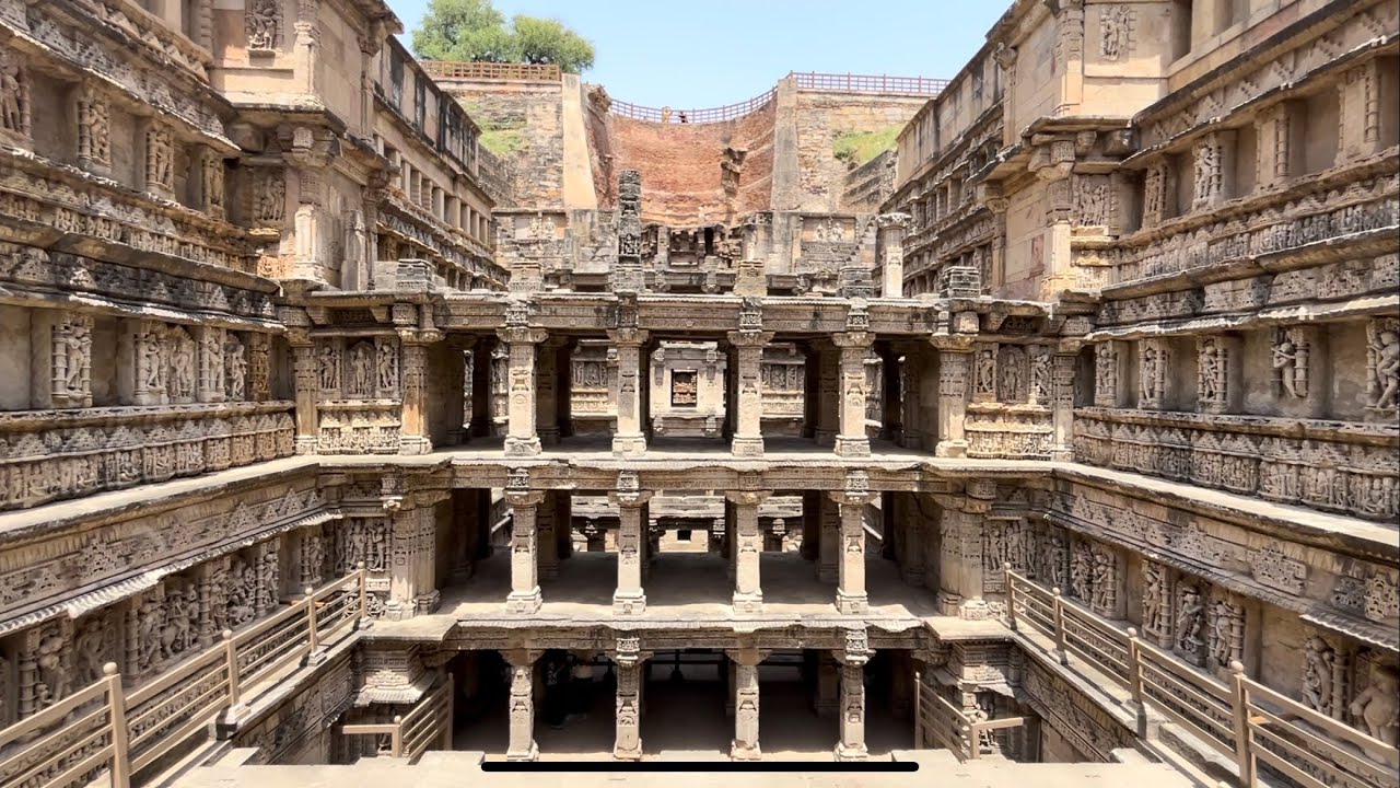 The queen’s step well in India. Incredible almost lost history.