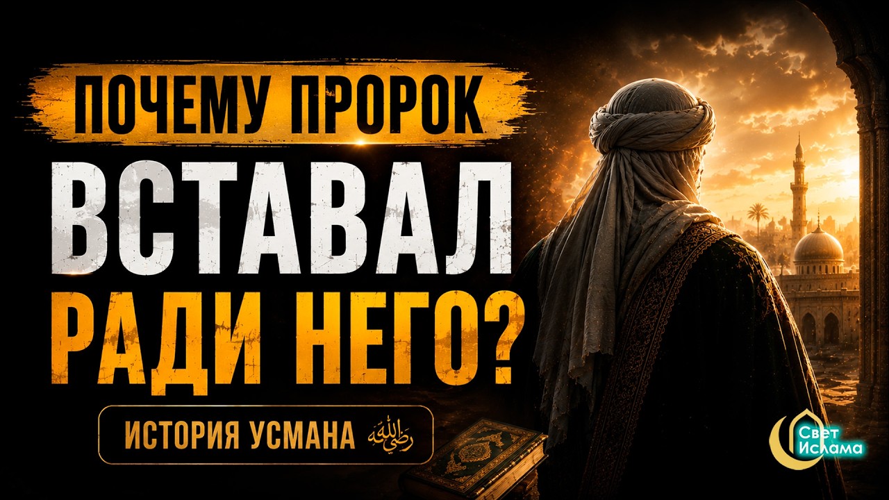Почему даже Пророк ﷺ стеснялся Усмана? История, которая трогает до слёз