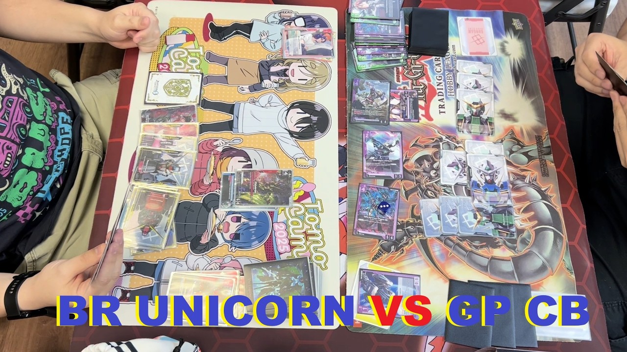 Red Blue Unicorn Ping vs Green Purple CB | Gundam Card Game