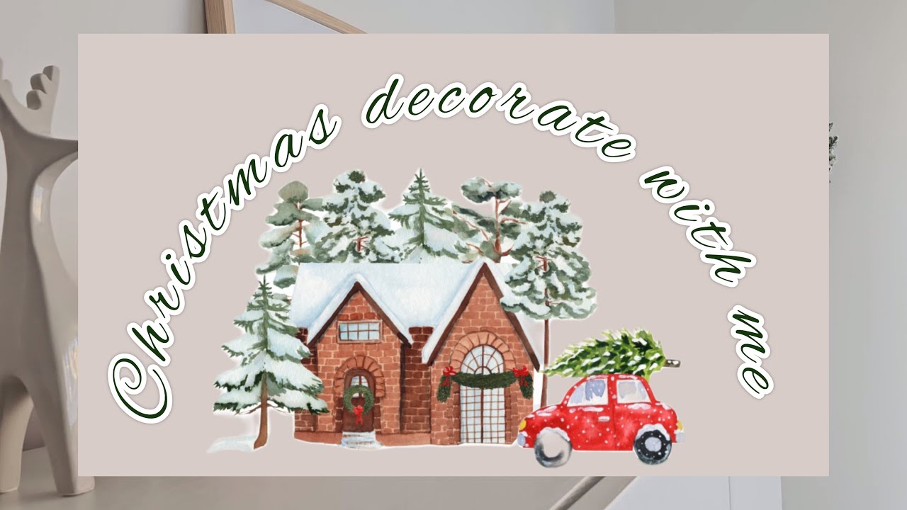 INIZIO A DECORARE CASA PER NATALE