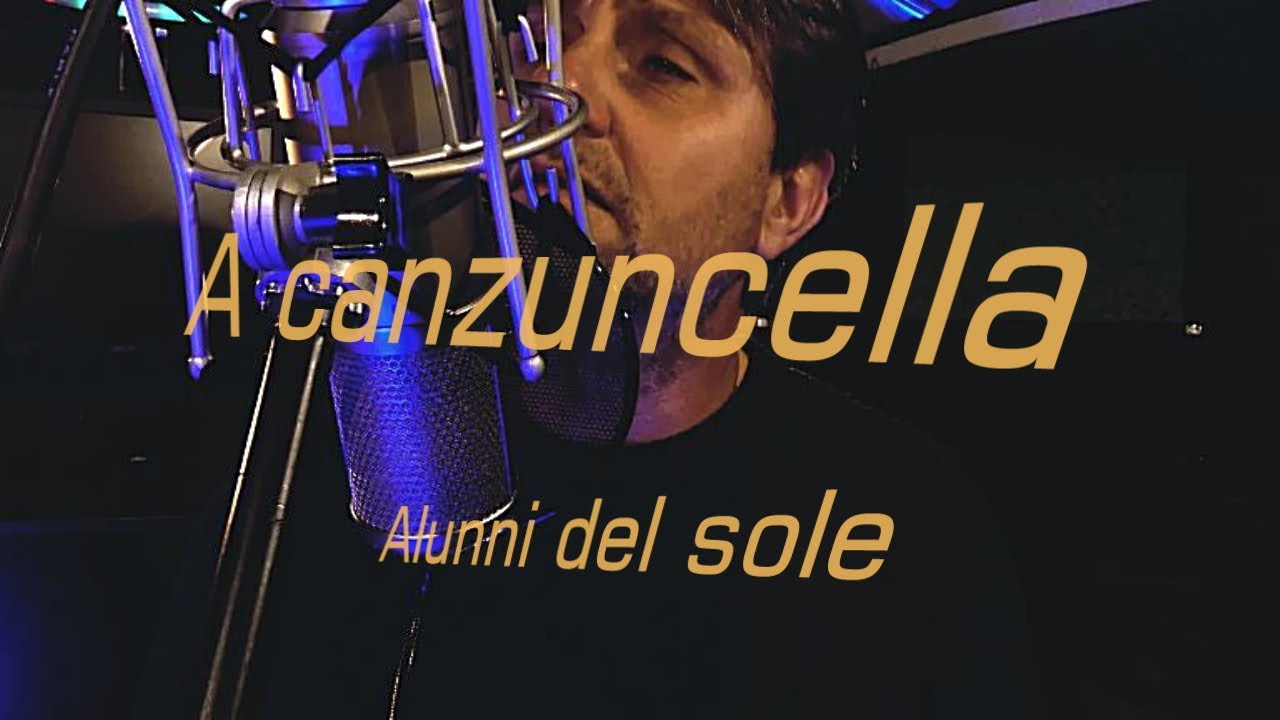A canzuncella   Alunni del sole ...cover by luigi e.