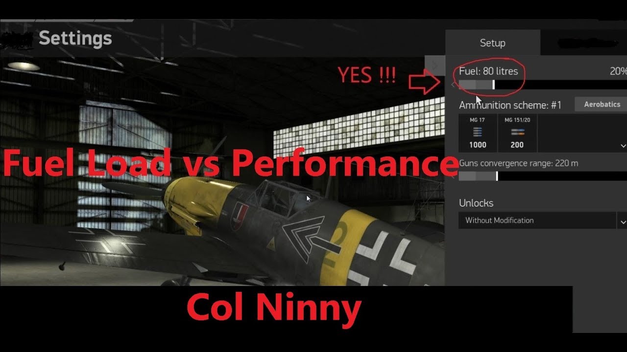 (3) IL-2 How to choose the right fuel loadout.