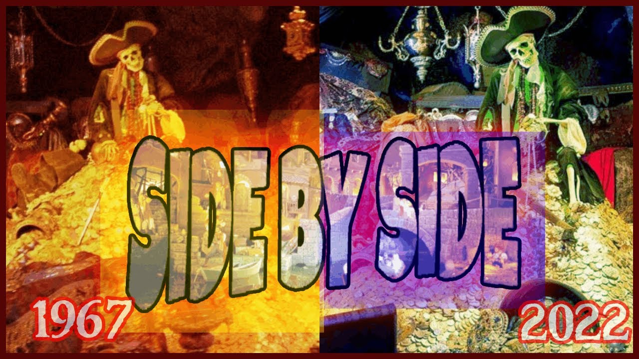 Disneyland's Pirates of the Caribbean | 1967 & 2022 SIDE BY SIDE  (The Original & the NEW!)