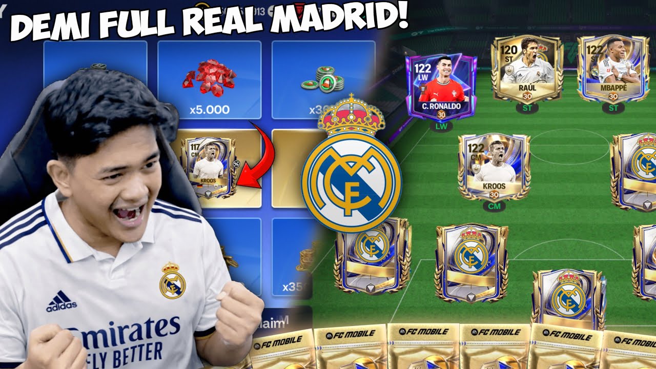 AKU TOP UP 30.000 FC POINT MENCARI TONI KROOS UNTUK TEAM FULL REAL MADRID TERKUAT! - EA FC MOBILE 26