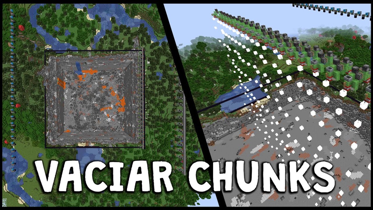 Vaciar Grandes Perímetros en Minecraft