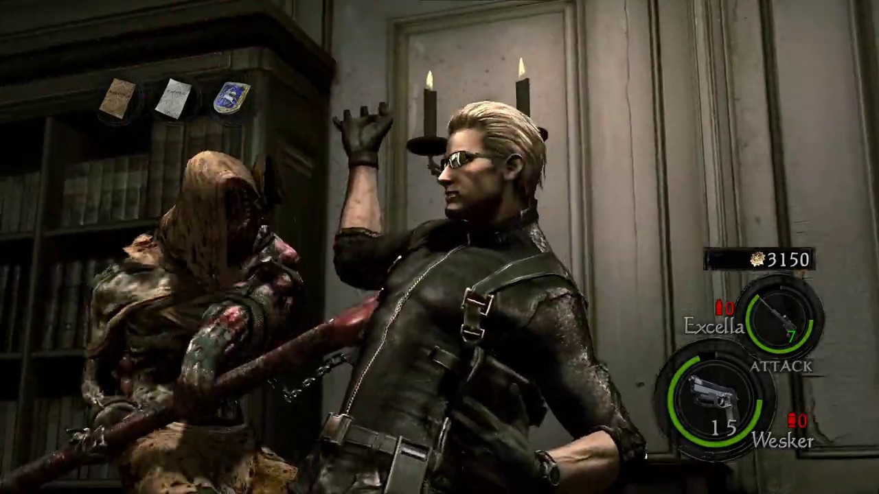 Resident Evil 5 Lost in Nightmares as Wesker and Excella (model swap)
