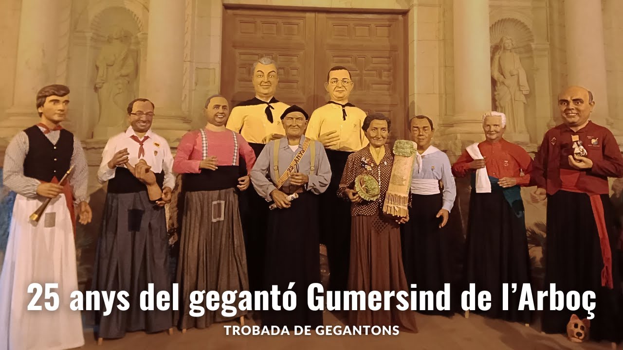 25 anys del gegantó Gumersind de l’Arboç - Fira de Santa Llúcia (9/12/2023)