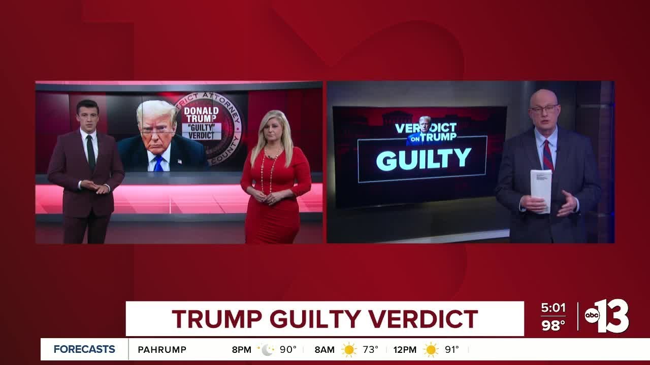 Nevada lawmakers react to conviction of former President Donald Trump