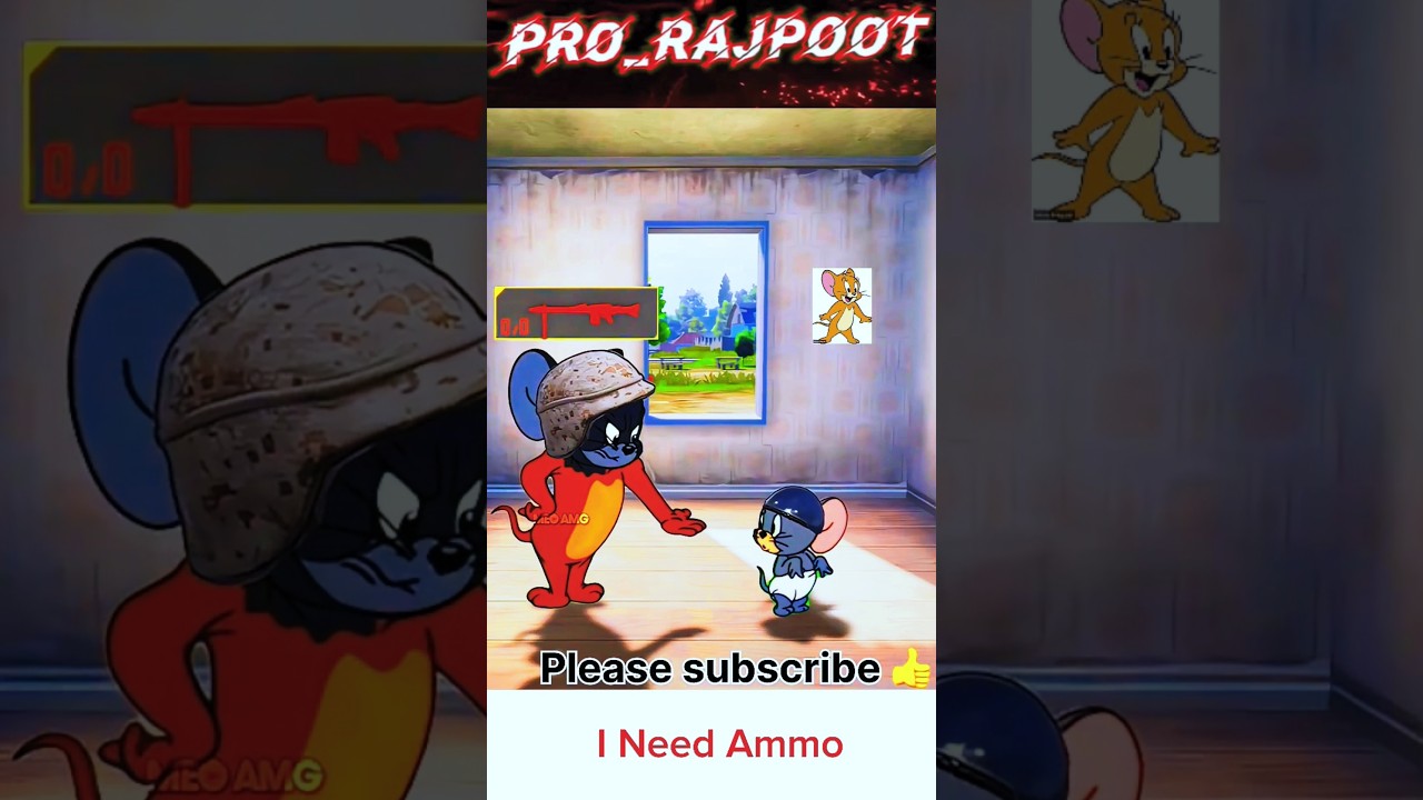 I Need Ammo👆   #pubgmobile #pubg #pubgfunny #bgmi #tomandjerry