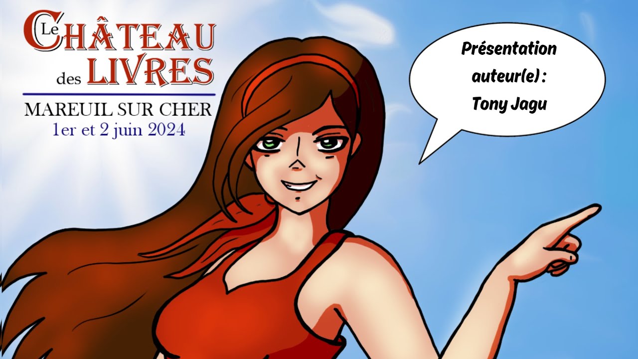 Pr&eacute;sentation auteur(e) : Tony Jagu #mareuilsurcher #salondulivre #auteurs