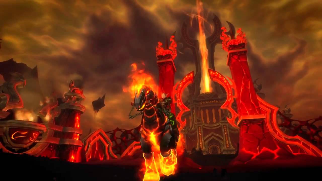 World of Warcraft - New Recruit A Friend Mount Cindermane Charger