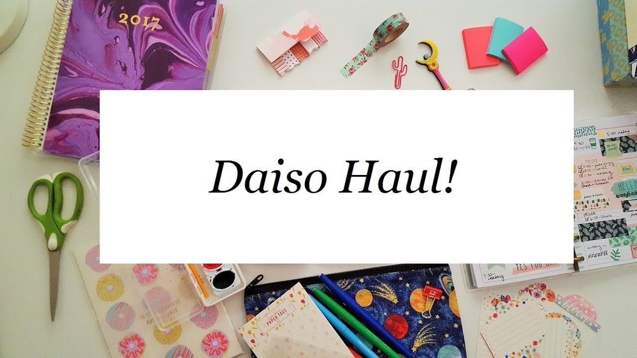 DAISO Haul // Cute Japanese Stationery!