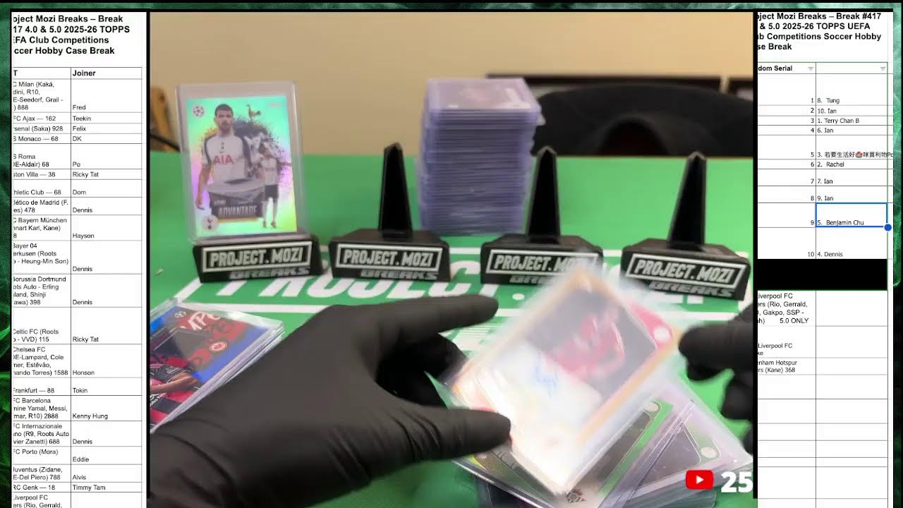 Project Mozi Breaks: Break 417 4.0 - 5.0 25/26 TOPPS UCC + Merlin #cardbreaks
