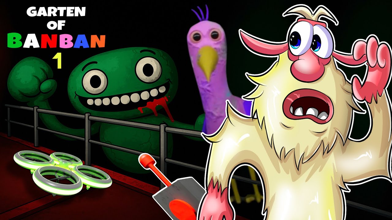 Booba Plays: Garten of Banban 1 #roblox #booba #gartenofbanban