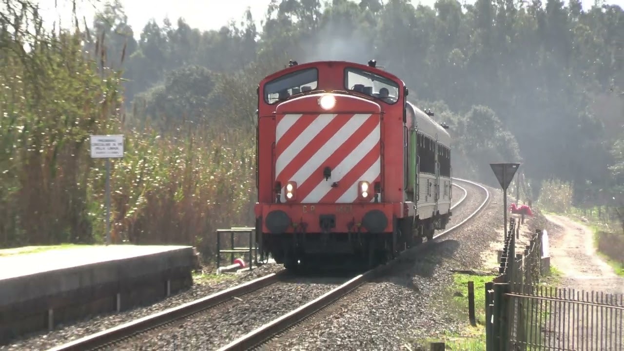 Linha do Oeste - Último dia da formação de maquinistas com CP 1461 após um ano - 01 Feb 2024