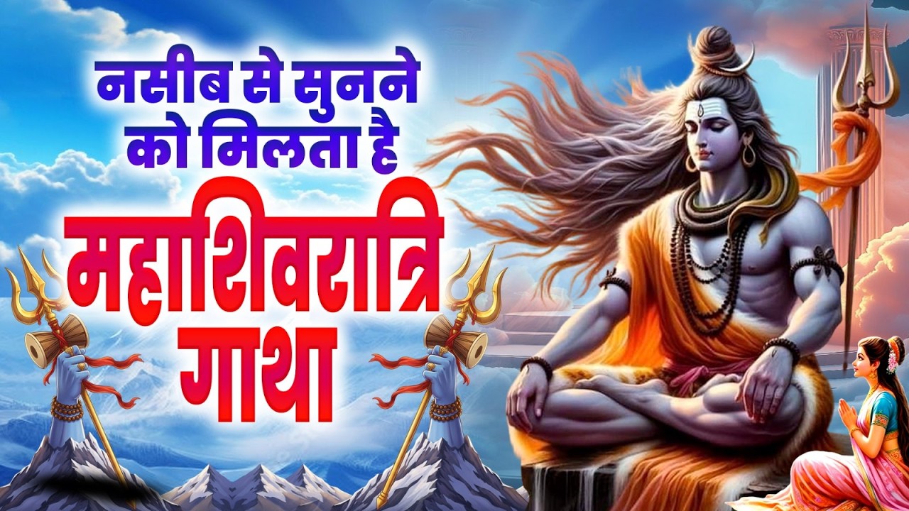 नसीब से सुनने को मिलता है महाशिवरात्रि गाथा~Mahashivratri Gatha~Shiv Katha~Vivah Geet ~Shiv Katha