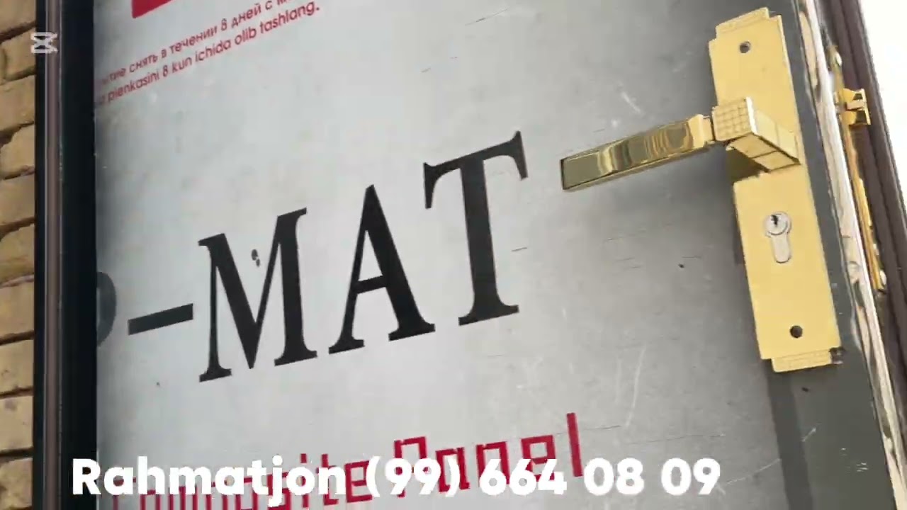 Xorazim vil urganch tumaniga temir eshikimiz o’rnatdik