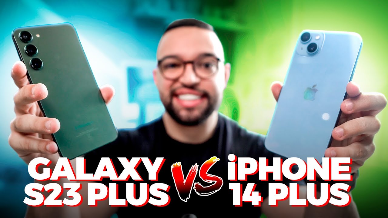 iPHONE 14 PLUS vs GALAXY S23 PLUS |  o que MUDA entre eles? COMPARATIVO!