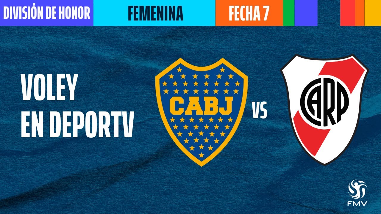 Boca Juniors 🆚 River Plate - Fecha 7 - División Honor Femenina - Vóley Metropolitano