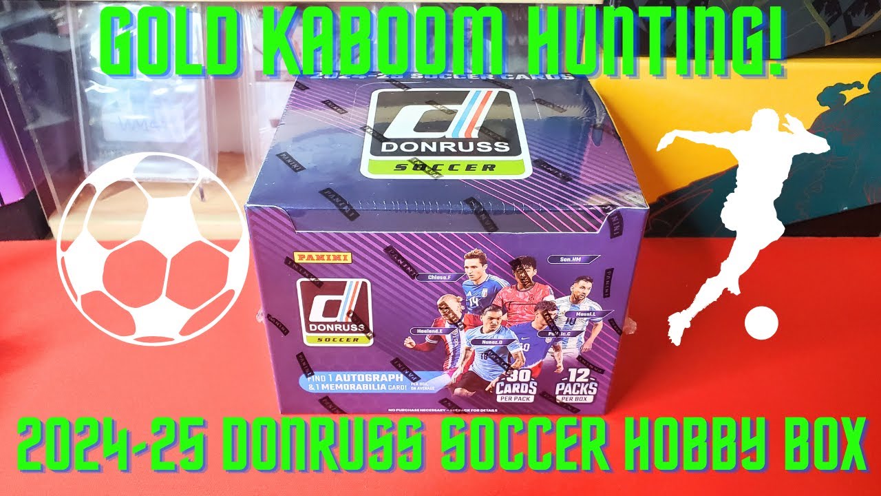 2024-25 Panini Donruss Soccer Hobby Box Review