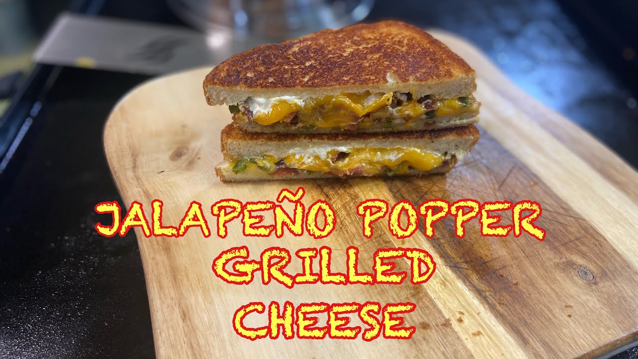 Grilled Cheese Jalapeño Popper Recipe | Blackstone Griddle Recipes