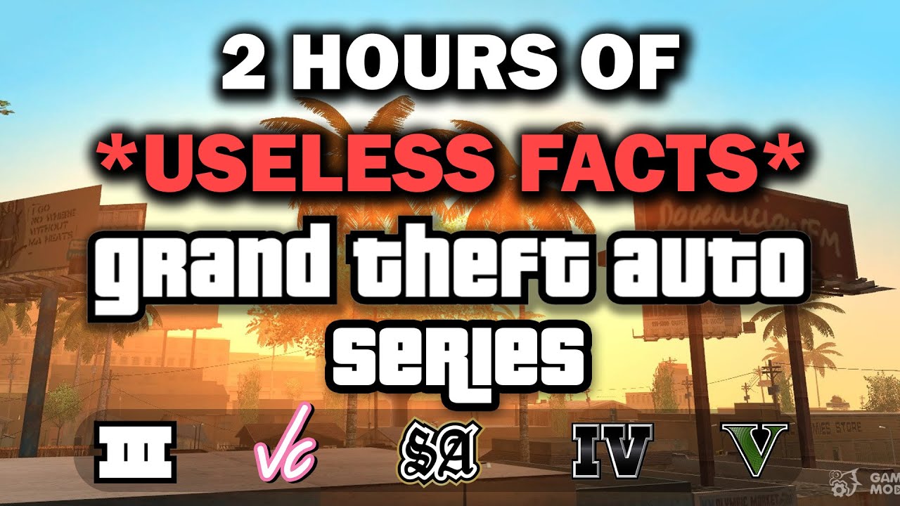 2 Hours of Useless Information about GTA Games (GTA 3 to GTA 5)